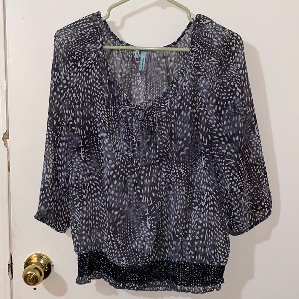 Women's Navy Blouse